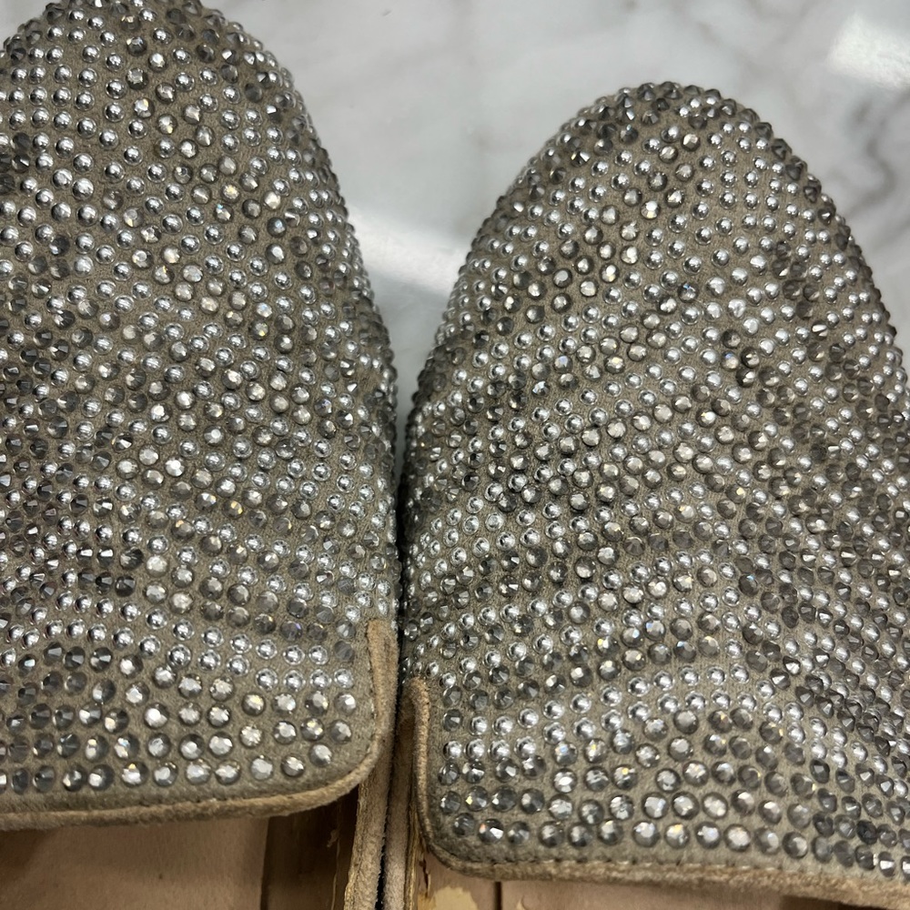 SOLD. Rhinestone Steve Madden Flats
